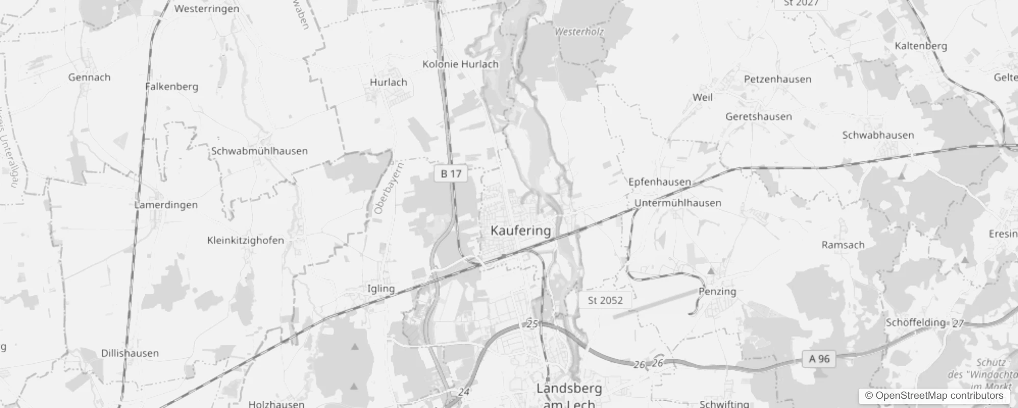 Bild von Stadtteile in Kaufering