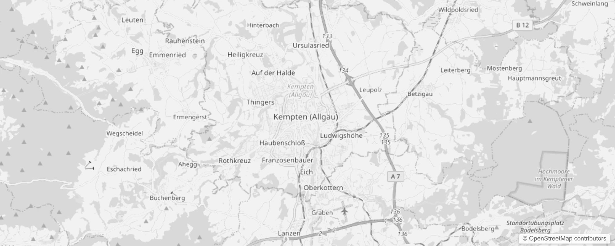 Bild von Stadtteile in Kempten (Allgäu)