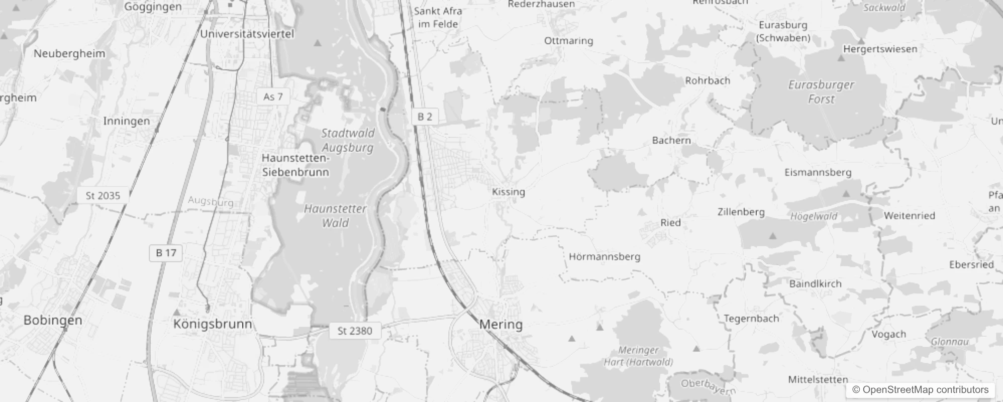 Bild von Stadtteile in Kissing