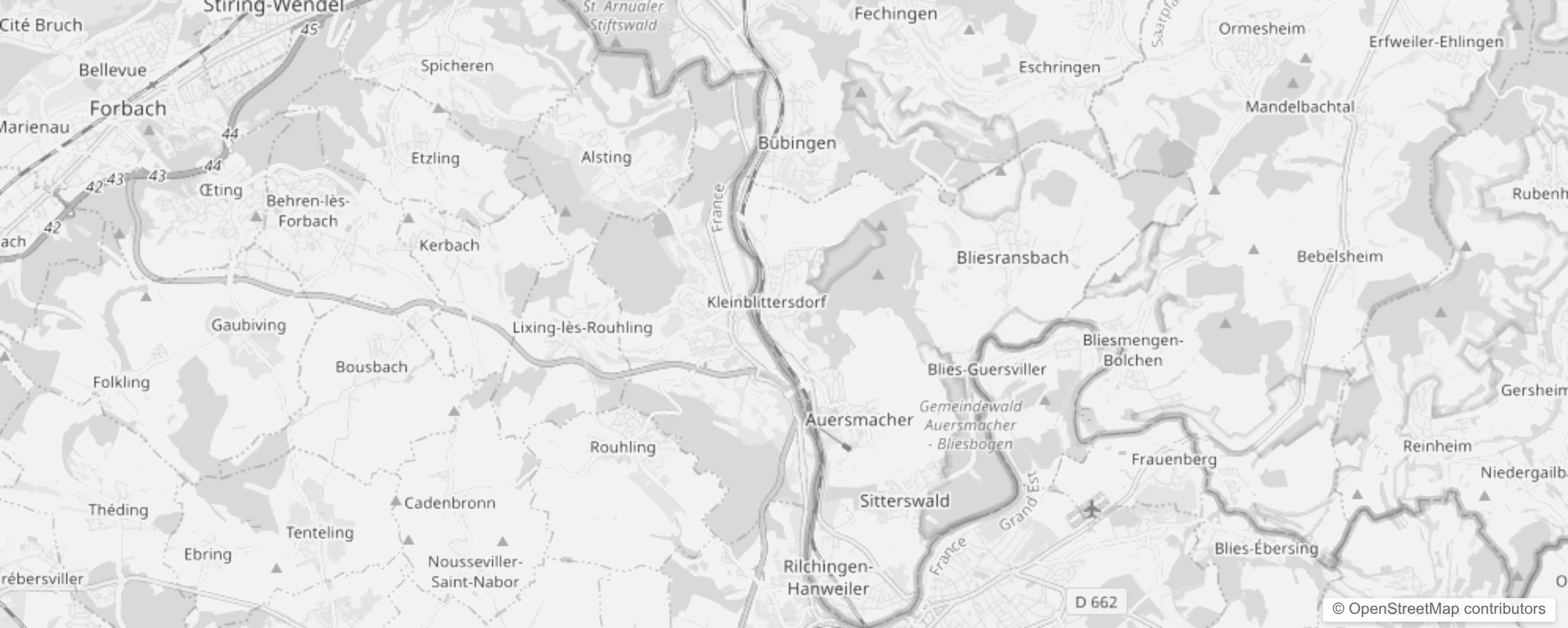 Bild von Stadtteile in Kleinblittersdorf