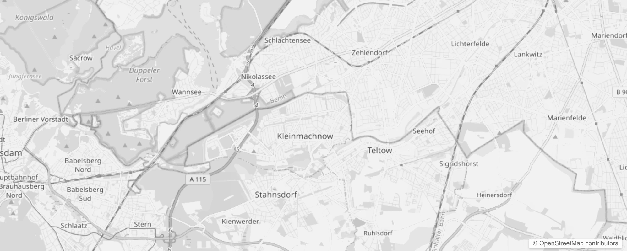 Bild von Stadtteile in Kleinmachnow