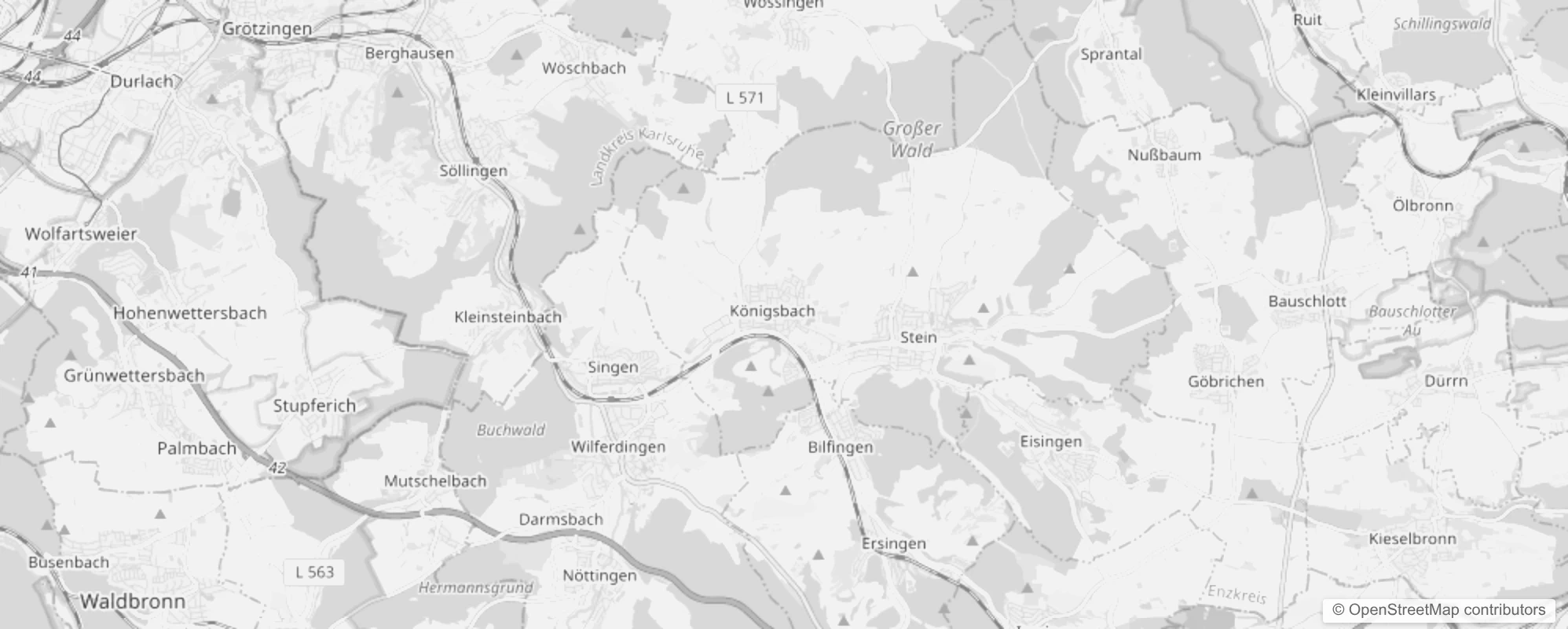 Bild von Stadtteile in Königsbach-Stein