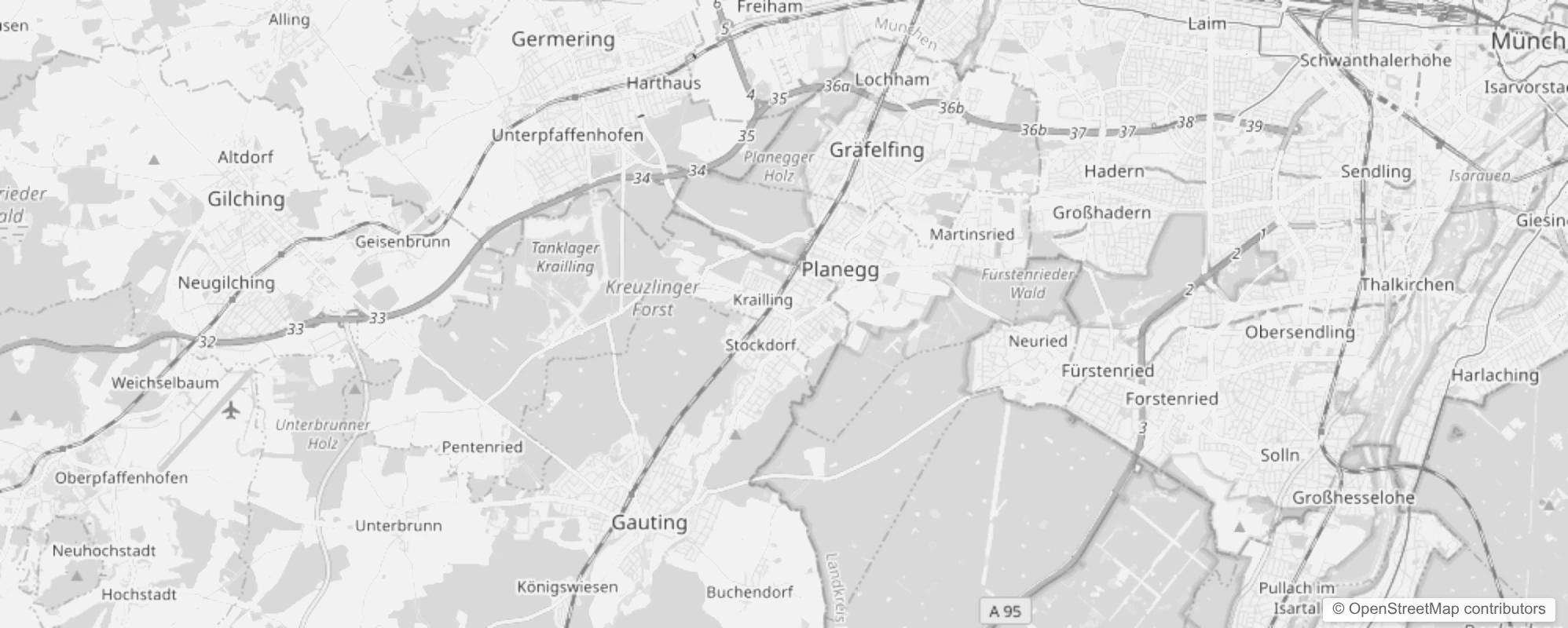 Bild von Stadtteile in Krailling