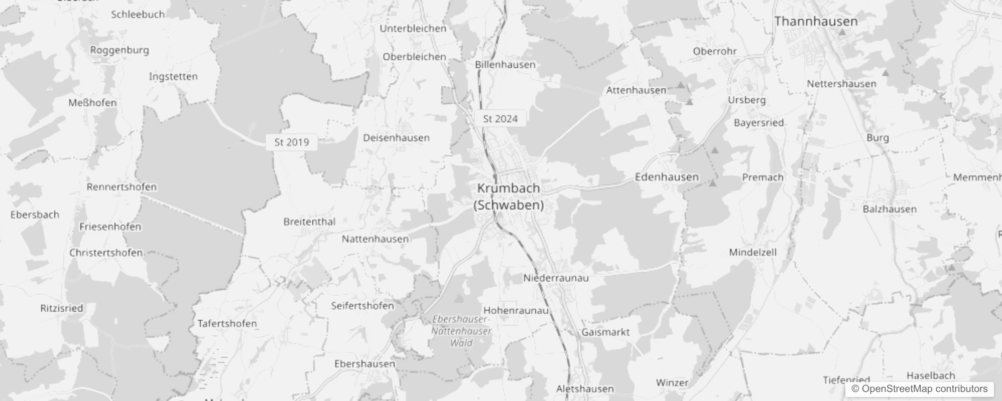 Bild von Stadtteile in Krumbach (Schwaben)