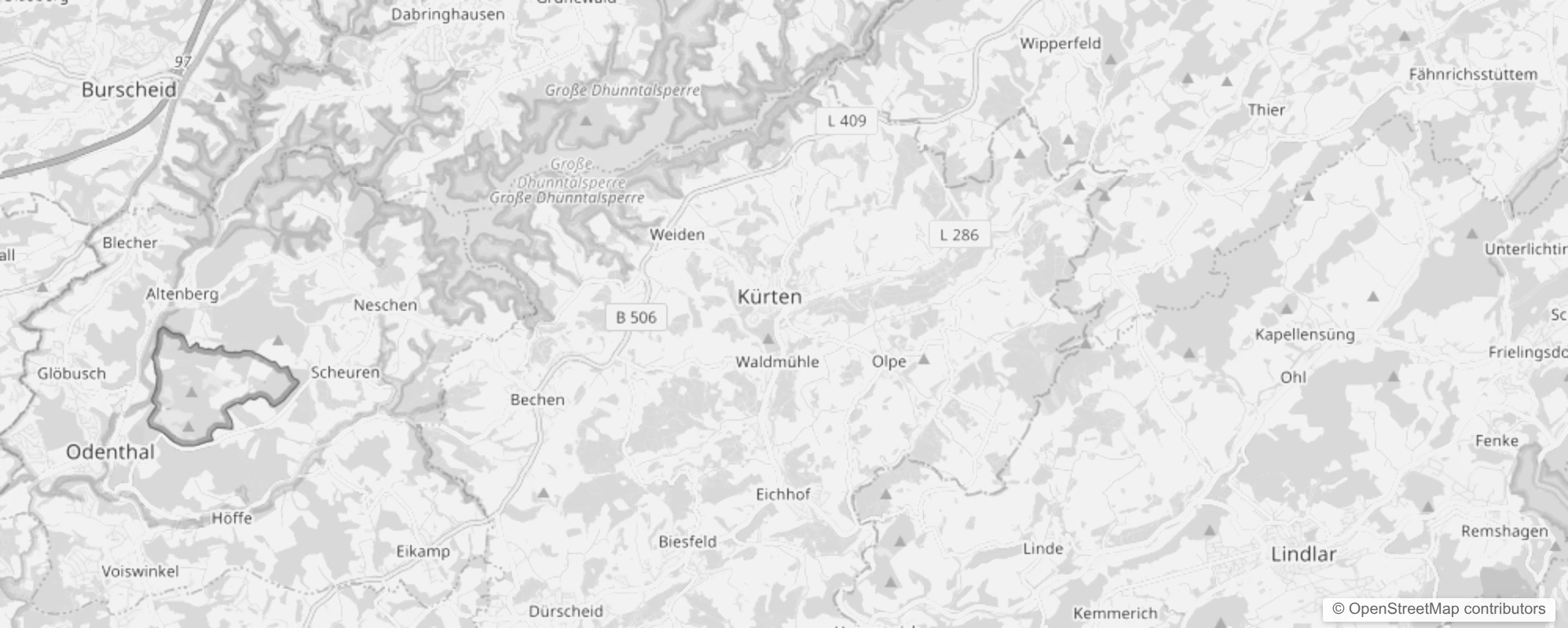 Bild von Stadtteile in Kürten