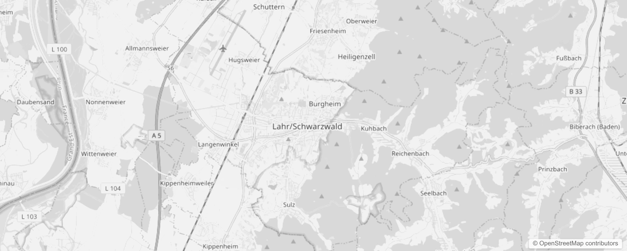 Bild von Stadtteile in Lahr/Schwarzwald