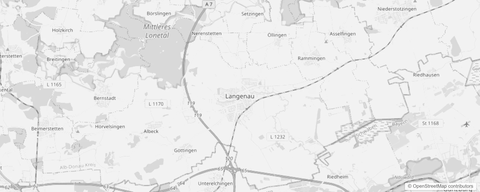 Bild von Stadtteile in Langenau