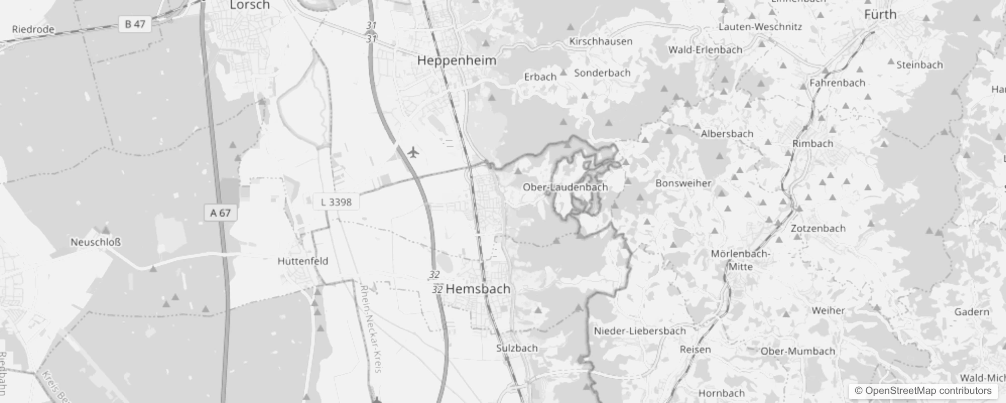 Bild von Stadtteile in Laudenbach