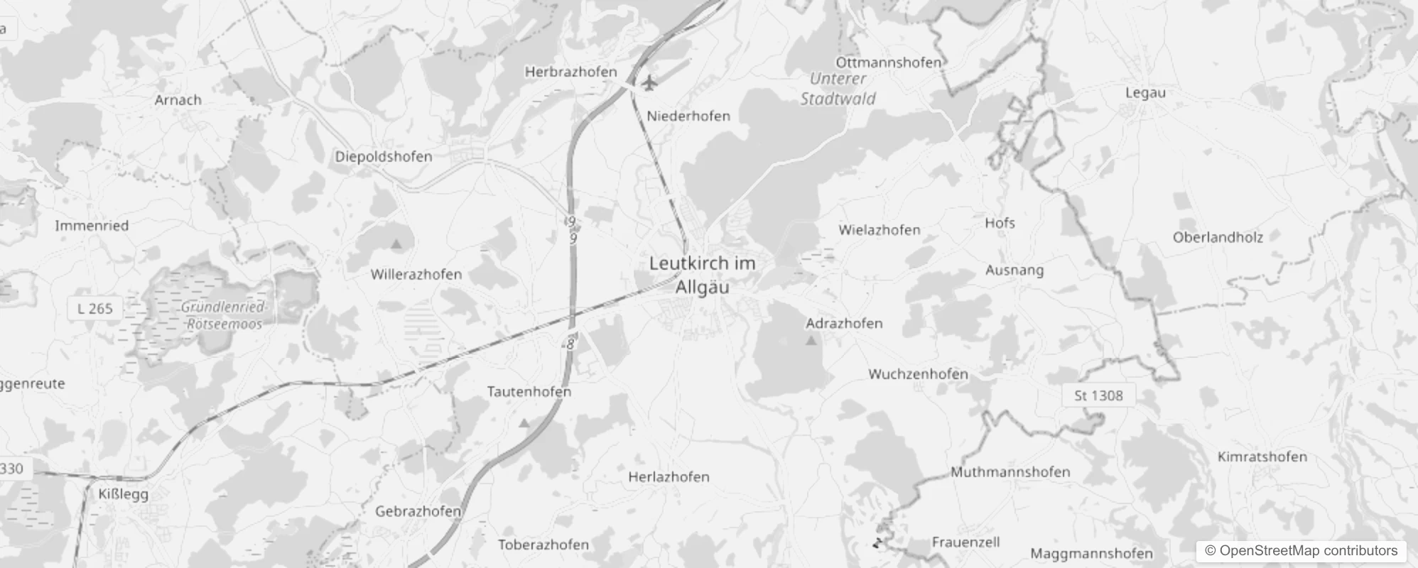 Bild von Stadtteile in Leutkirch im Allgäu