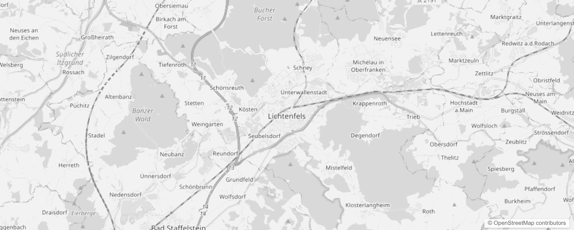 Bild von Stadtteile in Lichtenfels