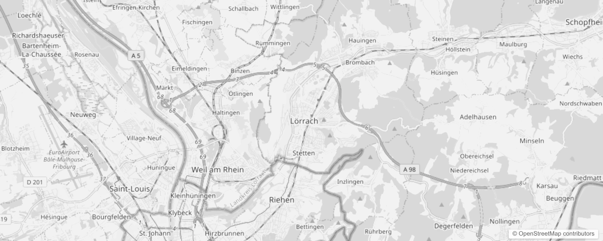 Bild von Stadtteile in Lörrach