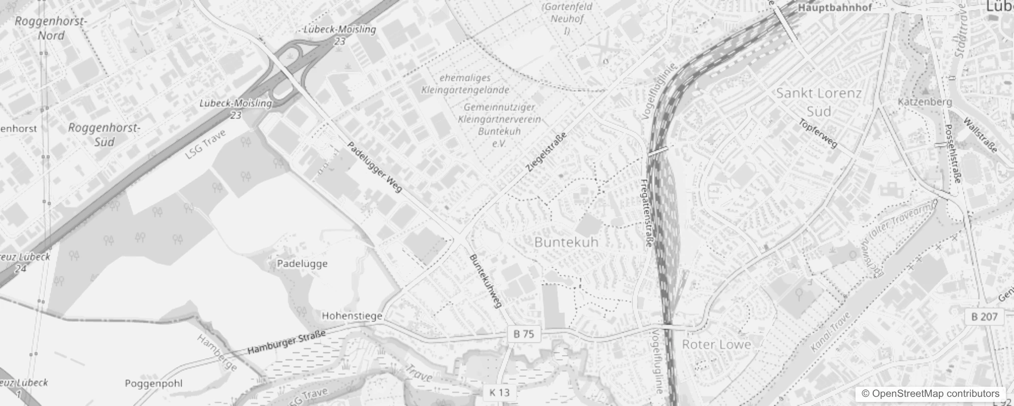 Bild von Lübeck Buntekuh