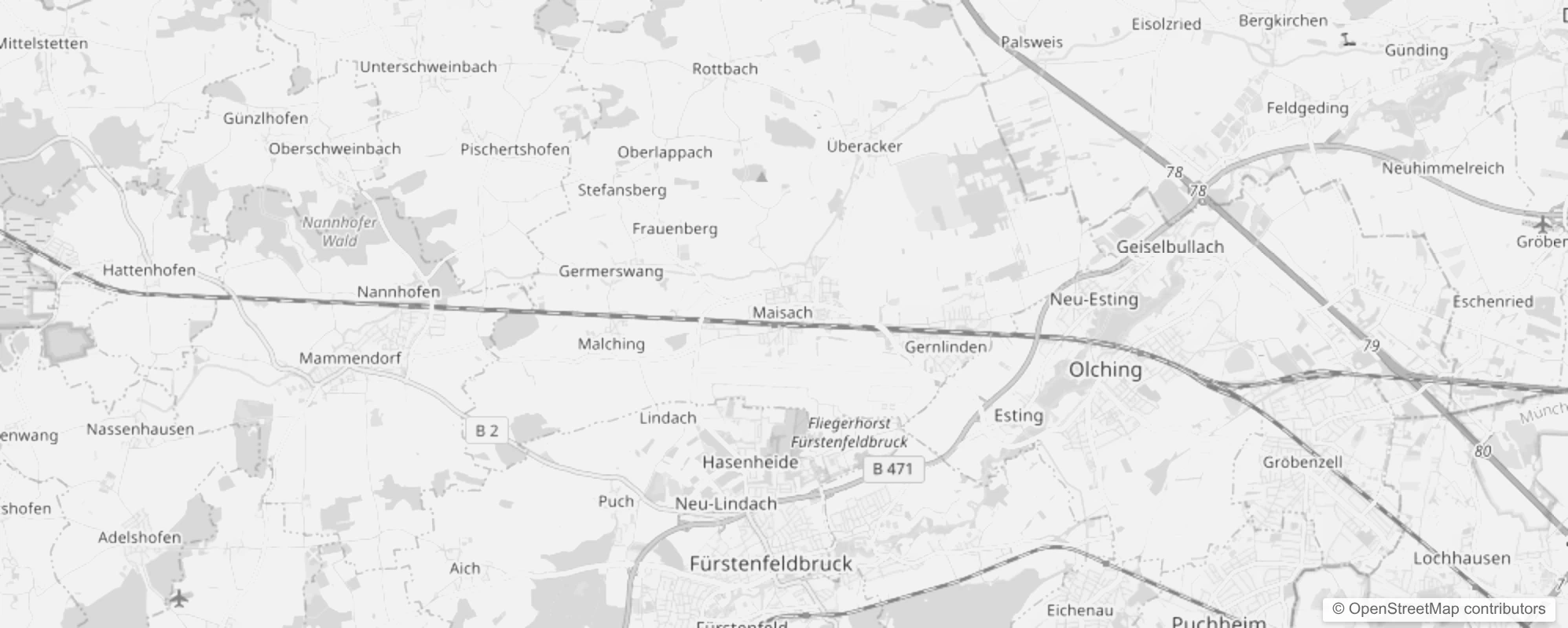 Bild von Stadtteile in Maisach