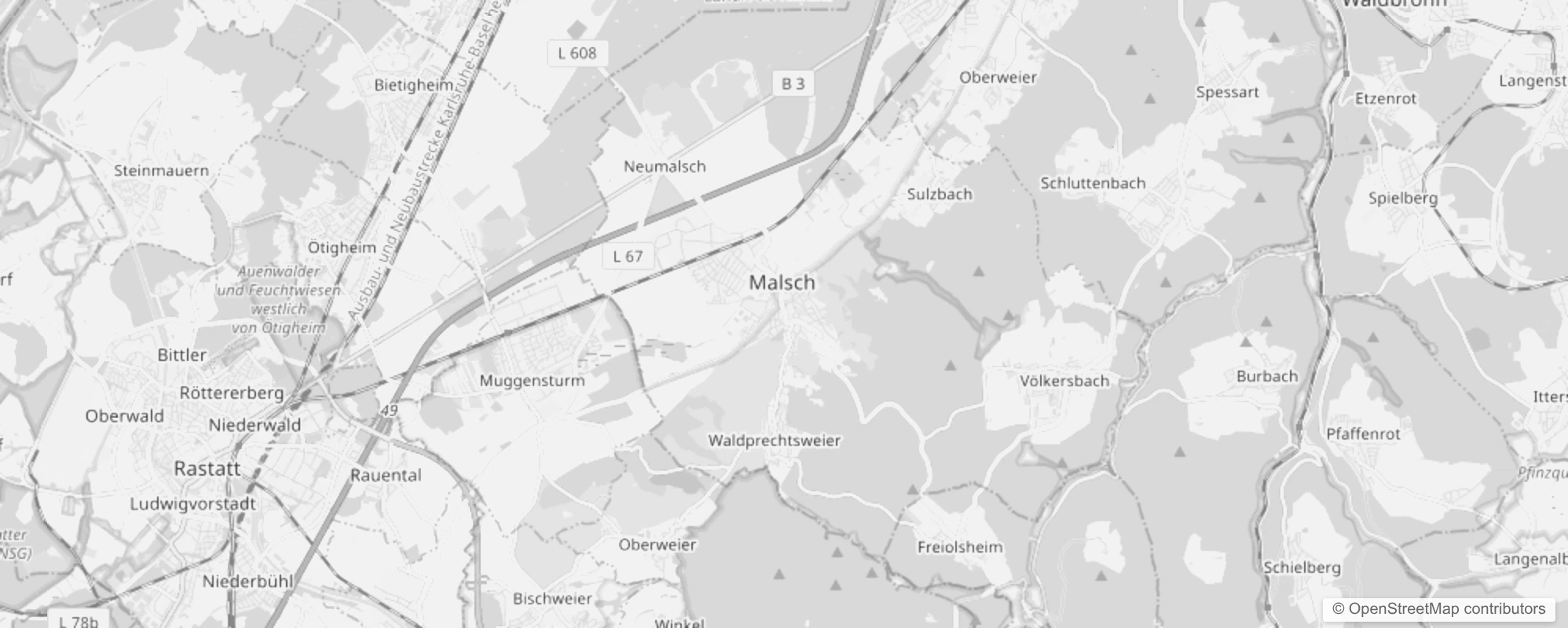 Bild von Stadtteile in Malsch