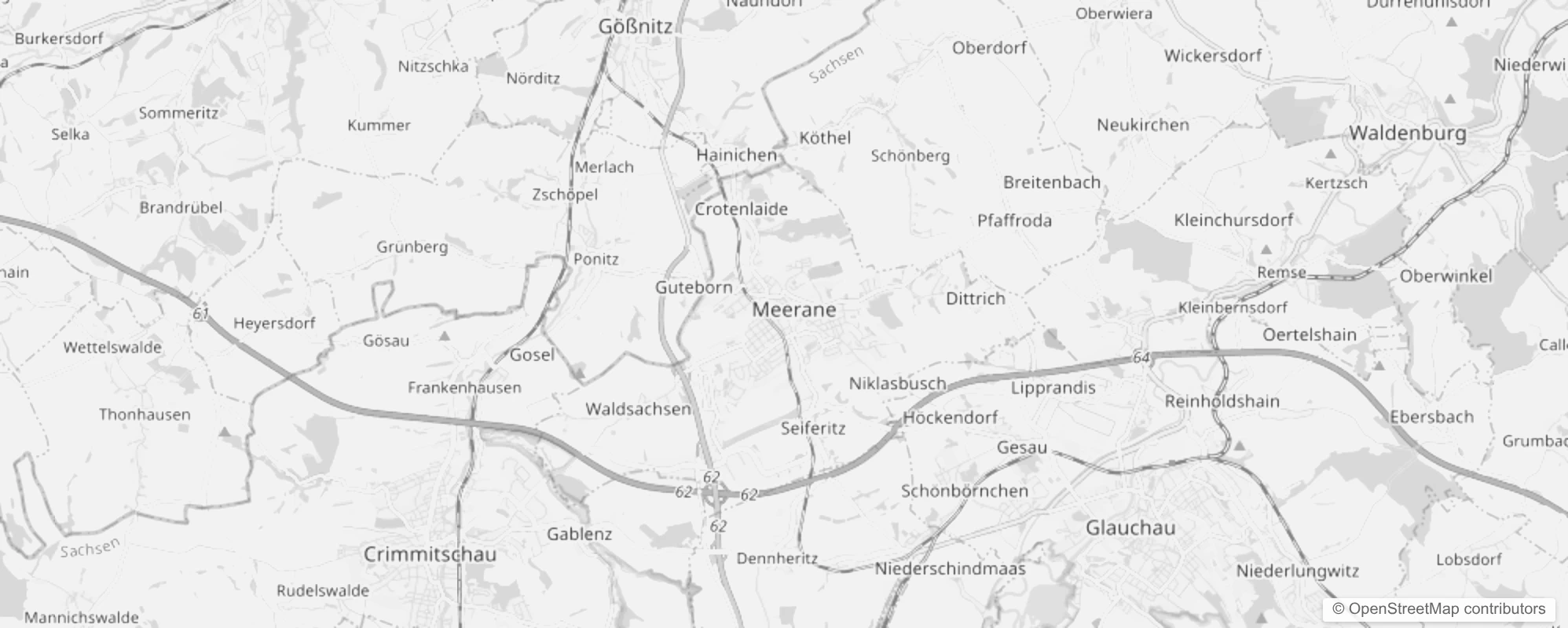 Bild von Stadtteile in Meerane