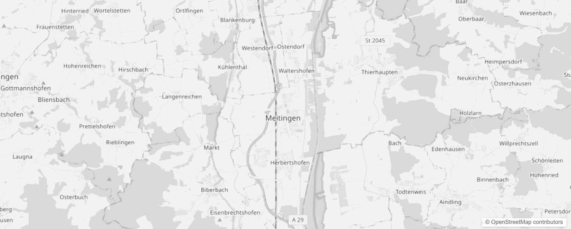 Bild von Stadtteile in Meitingen