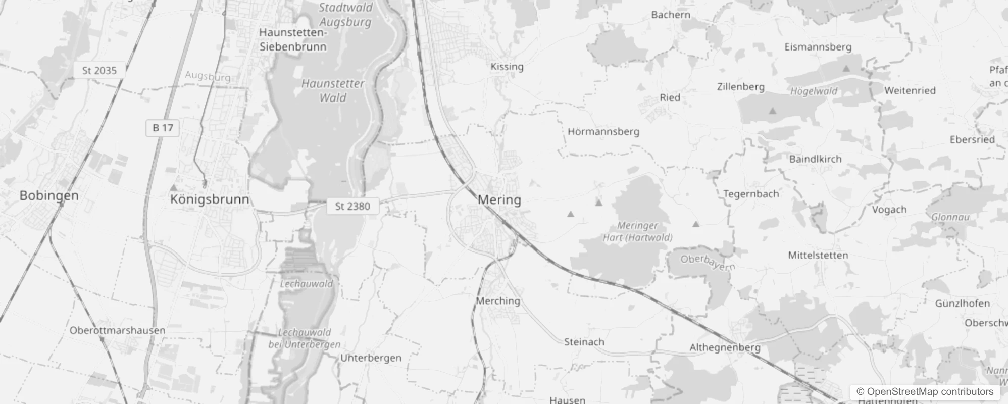 Bild von Stadtteile in Mering