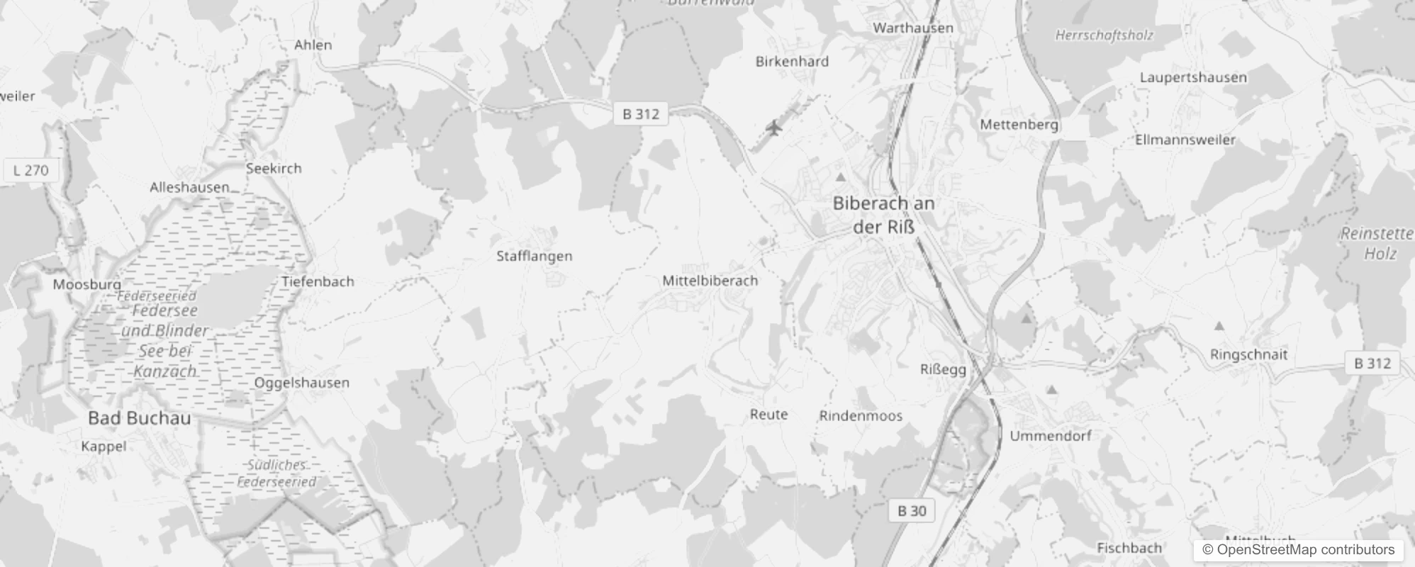 Bild von Stadtteile in Mittelbiberach