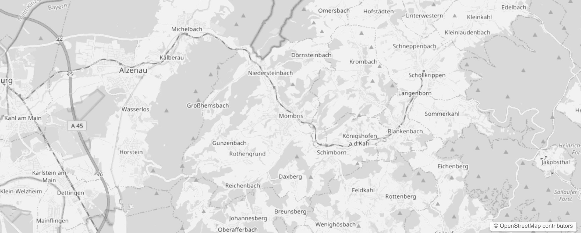 Bild von Stadtteile in Mömbris