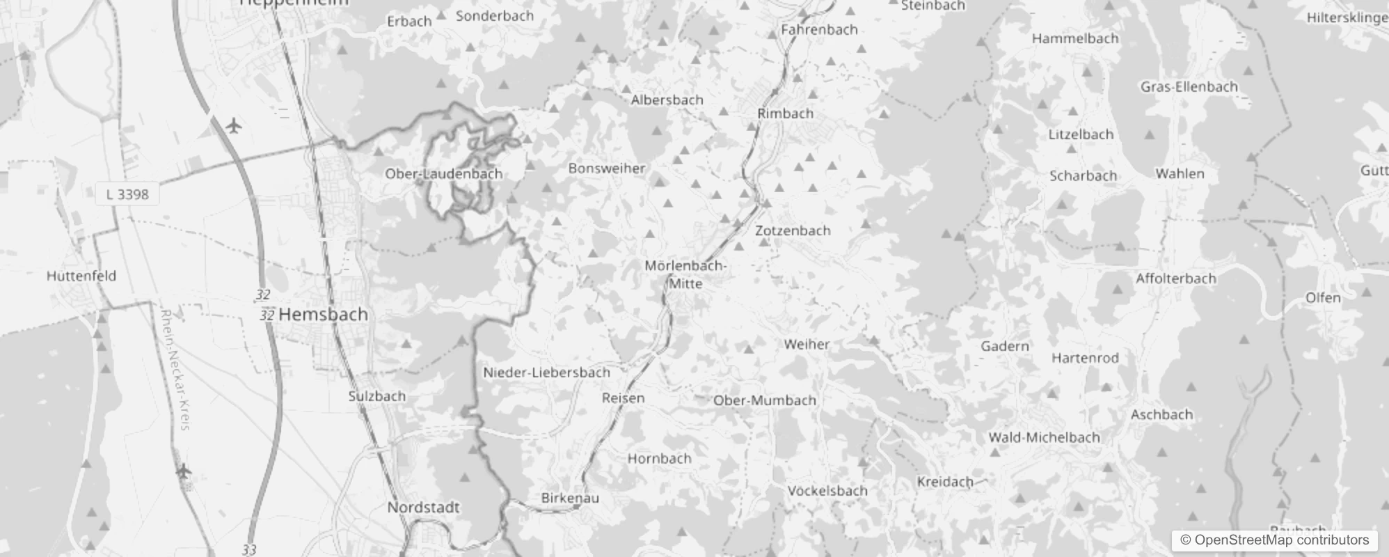 Bild von Stadtteile in Mörlenbach