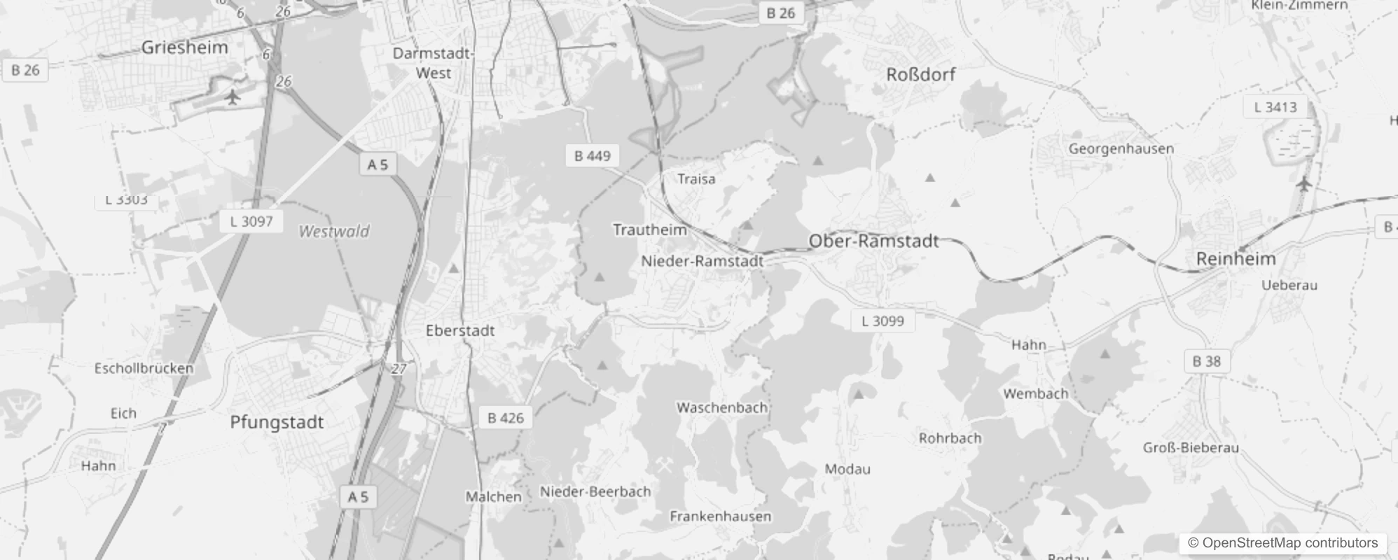 Bild von Stadtteile in Mühltal