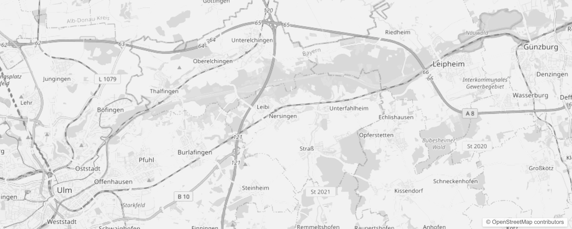 Bild von Stadtteile in Nersingen