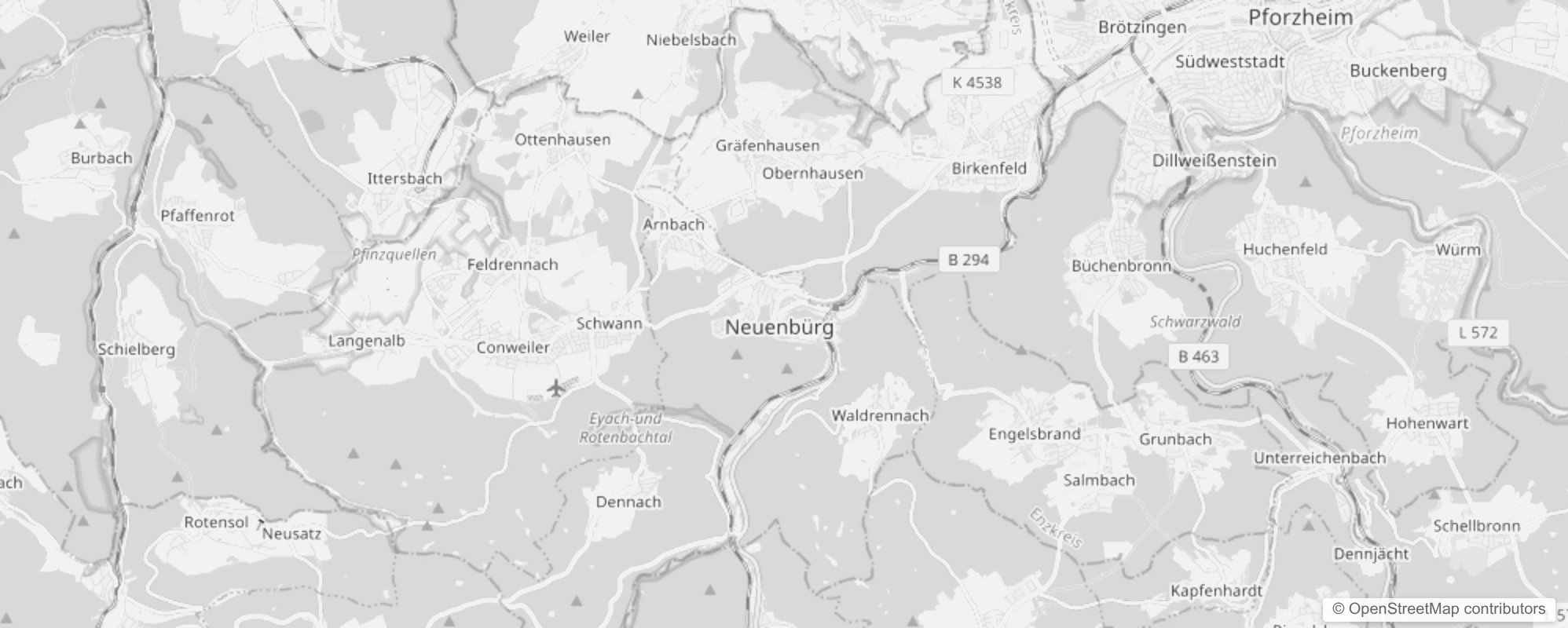 Bild von Stadtteile in Neuenbürg