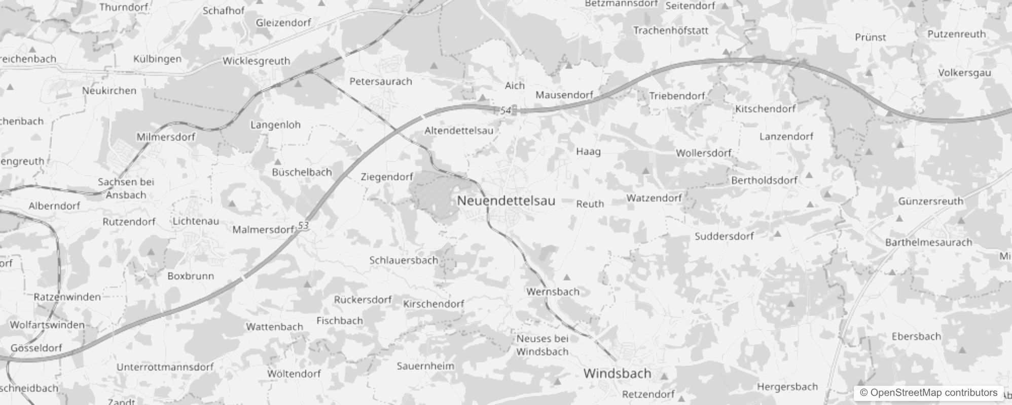 Bild von Stadtteile in Neuendettelsau