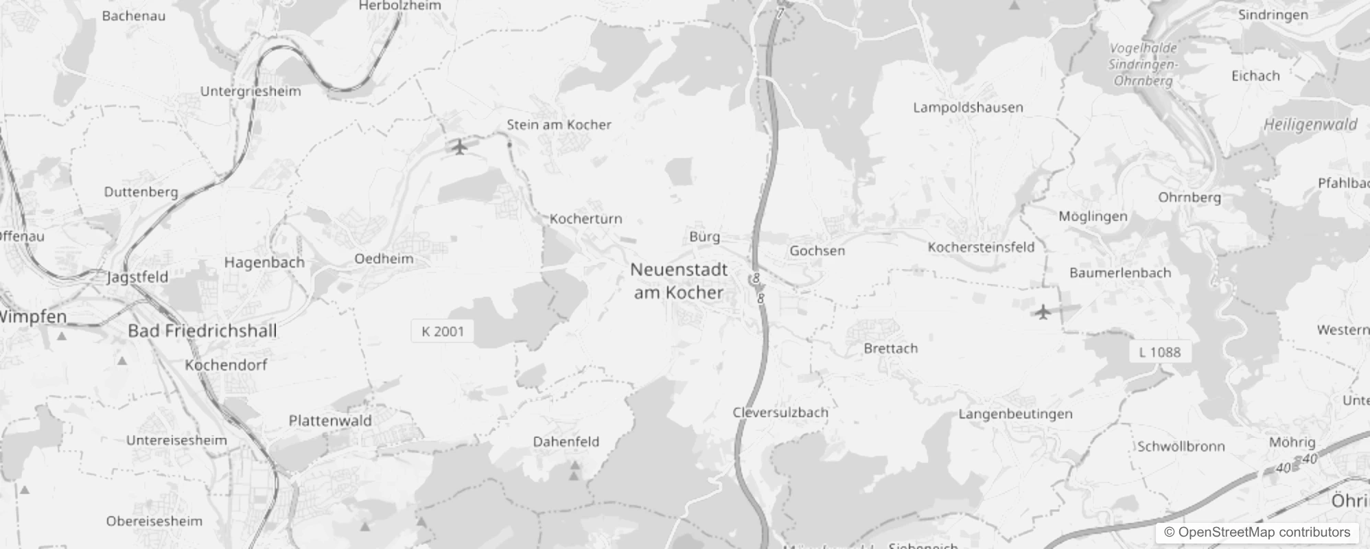 Bild von Stadtteile in Neuenstadt am Kocher