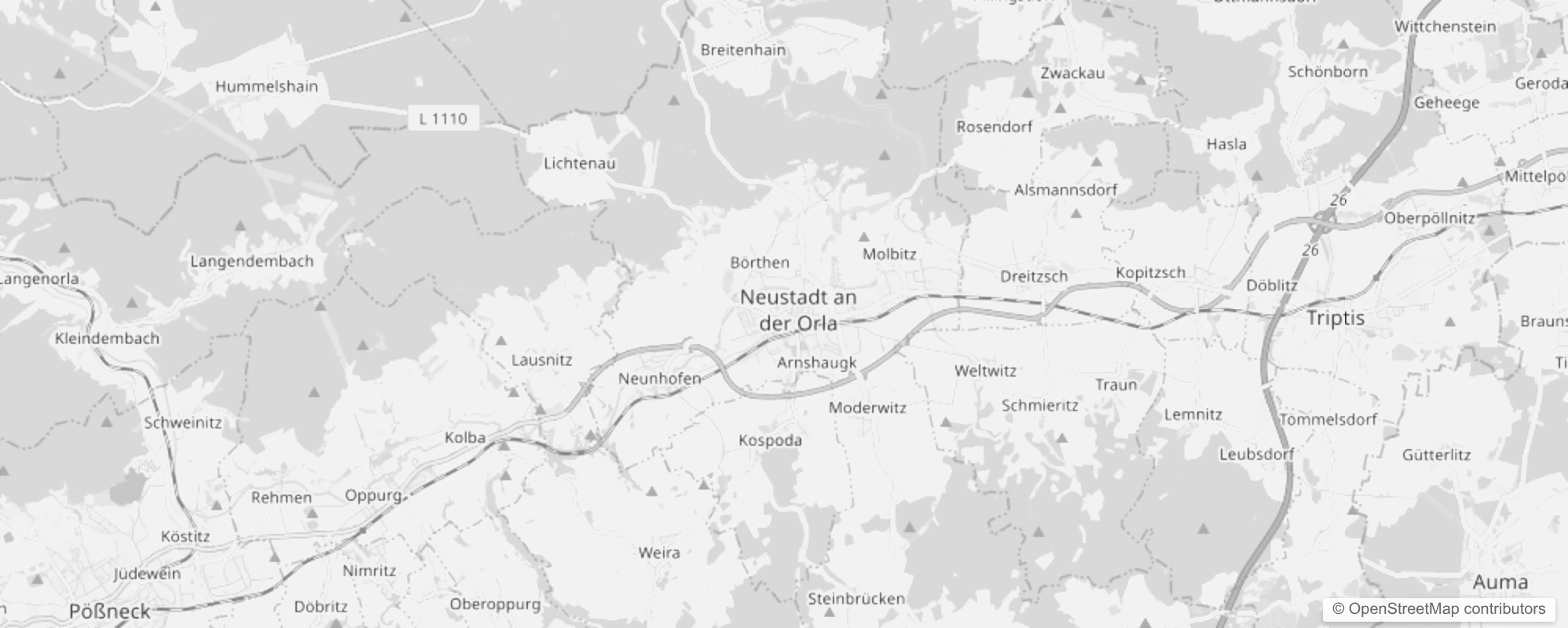 Bild von Stadtteile in Neustadt an der Orla
