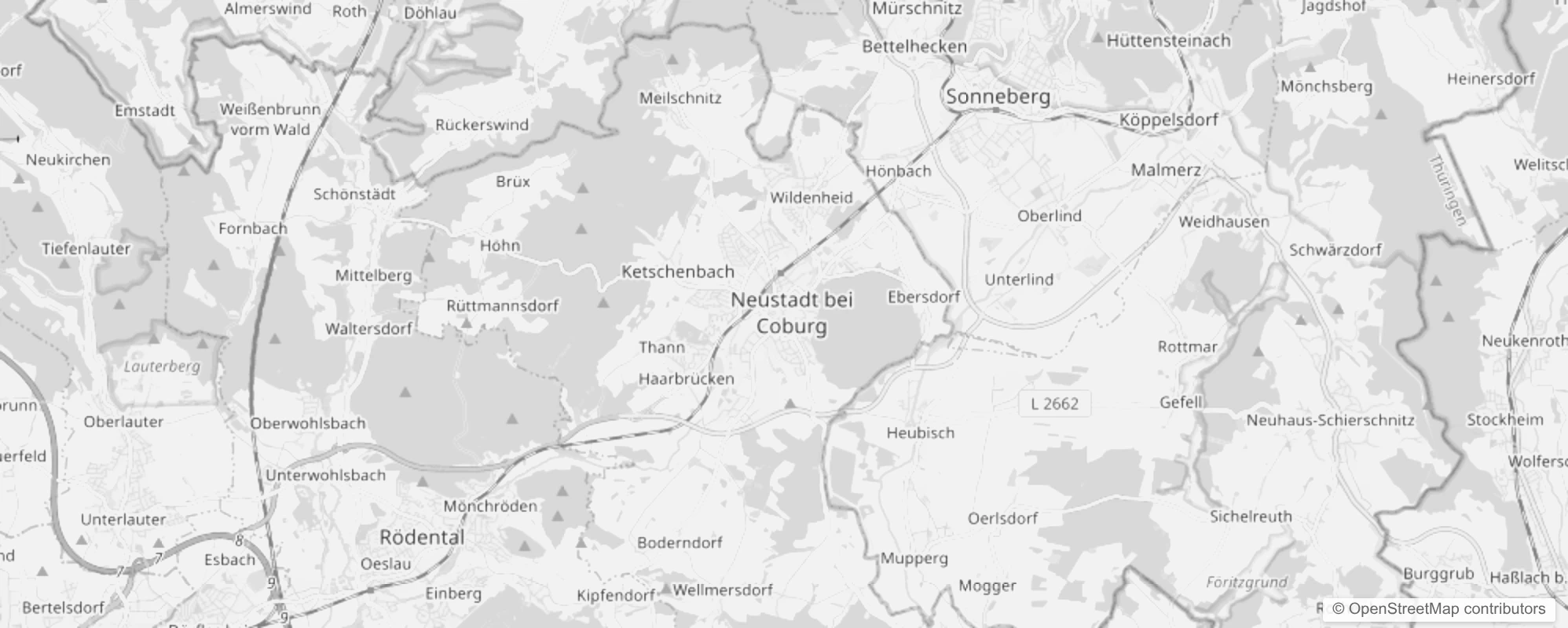 Bild von Stadtteile in Neustadt bei Coburg