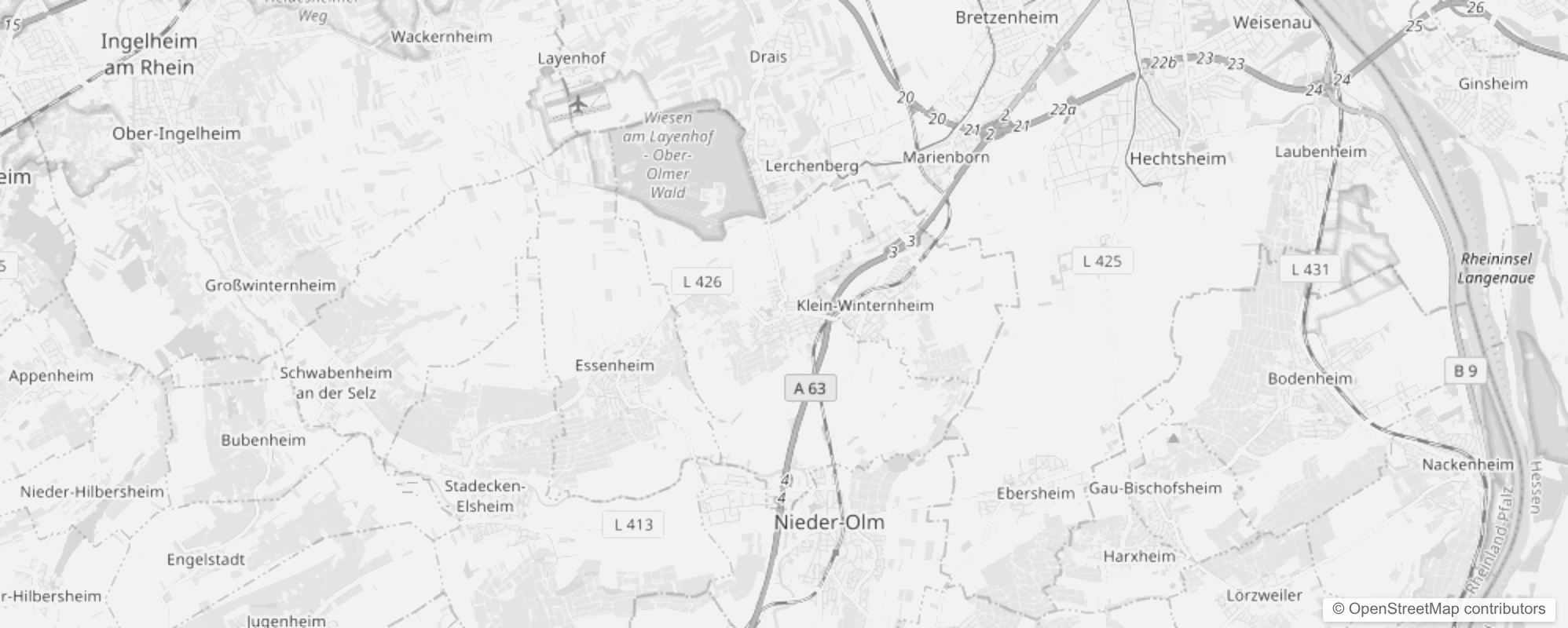 Bild von Stadtteile in Ober-Olm