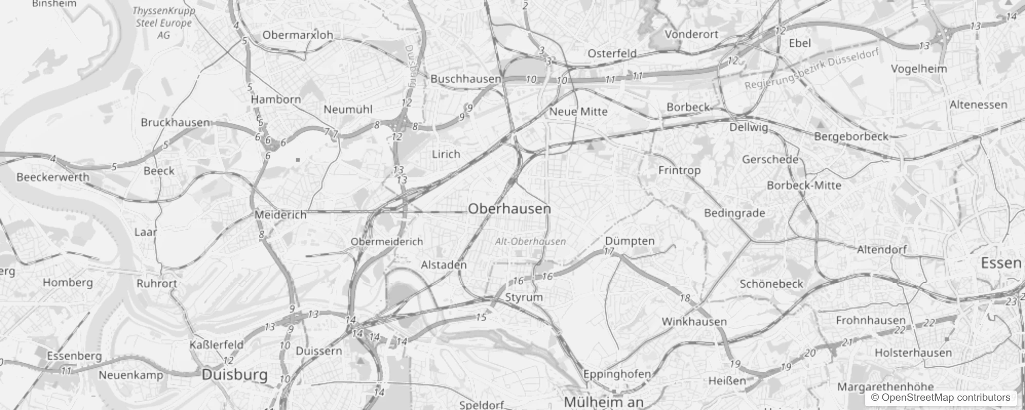 Bild von Stadtteile in Oberhausen