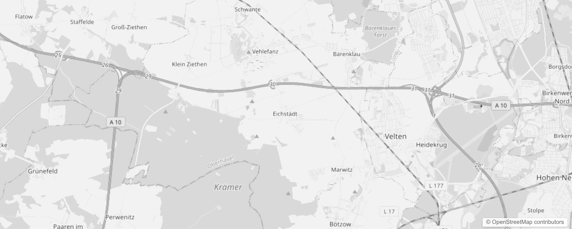 Bild von Stadtteile in Oberkrämer