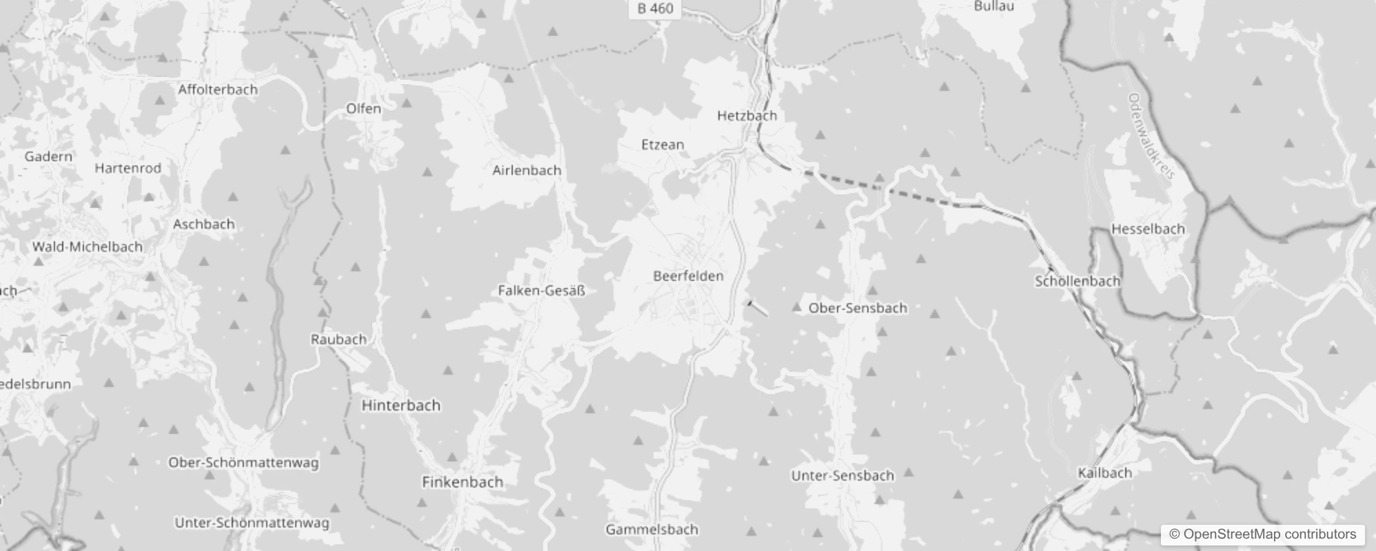 Bild von Stadtteile in Oberzent