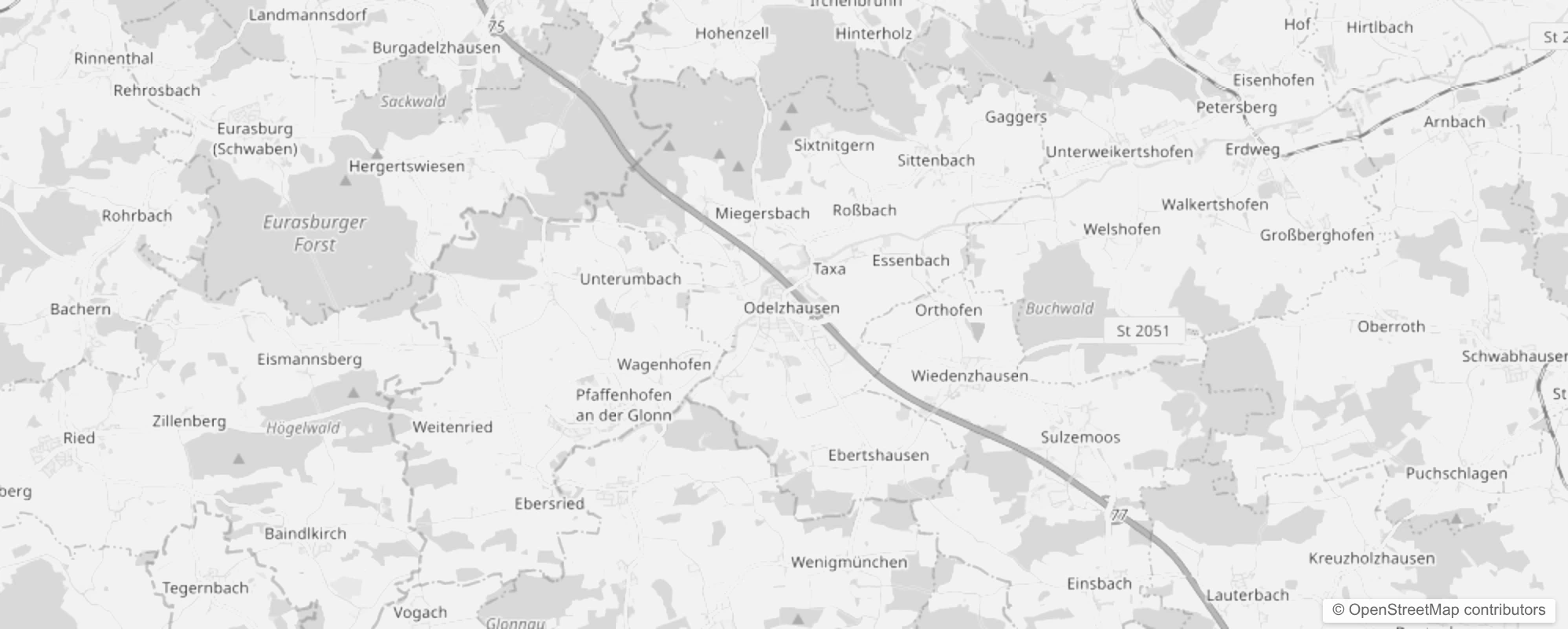 Bild von Stadtteile in Odelzhausen