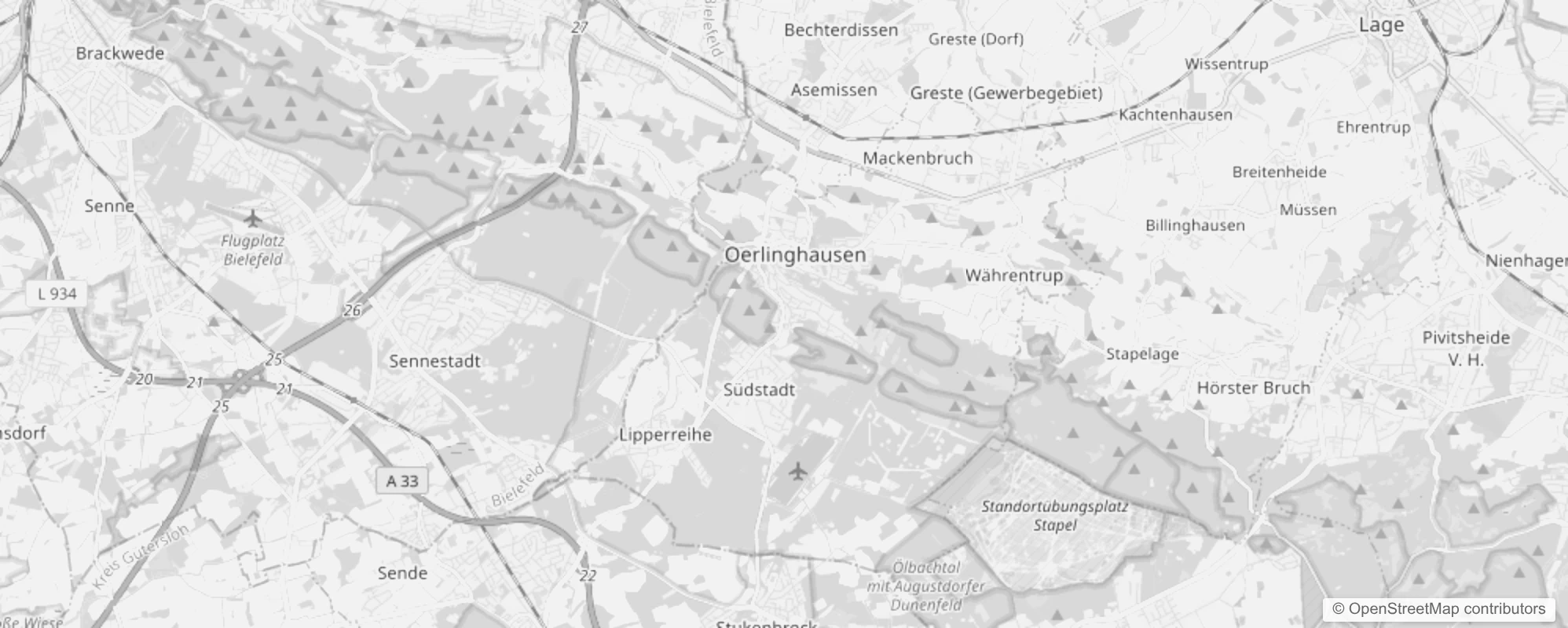 Bild von Stadtteile in Oerlinghausen