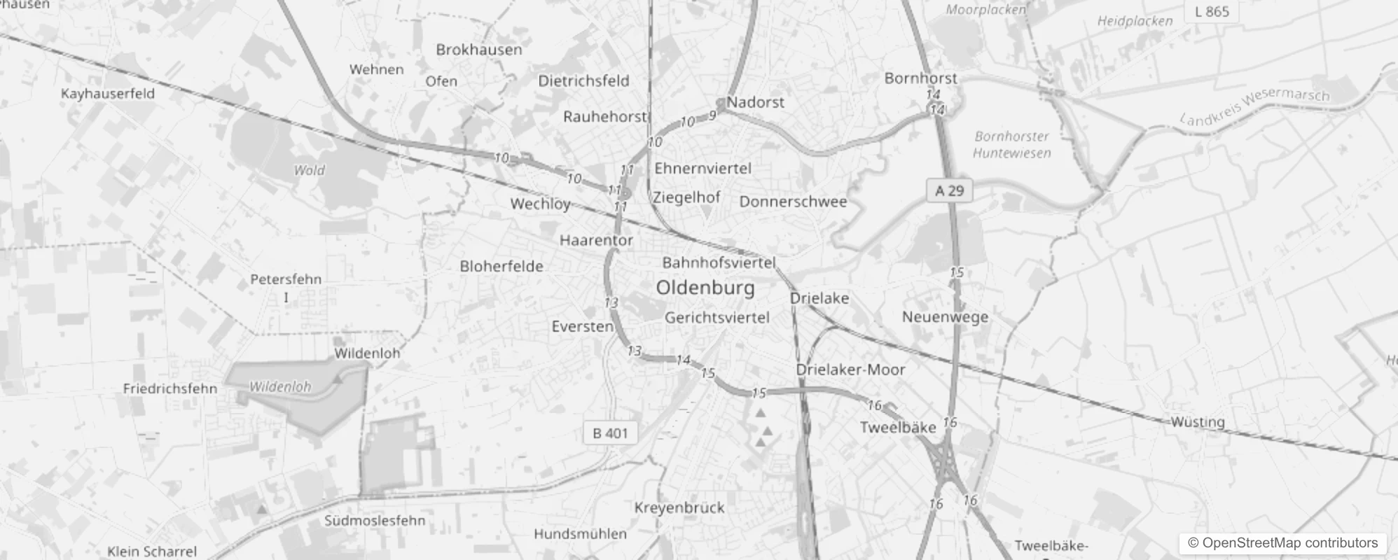 Bild von Stadtteile in Oldenburg (Oldb.)