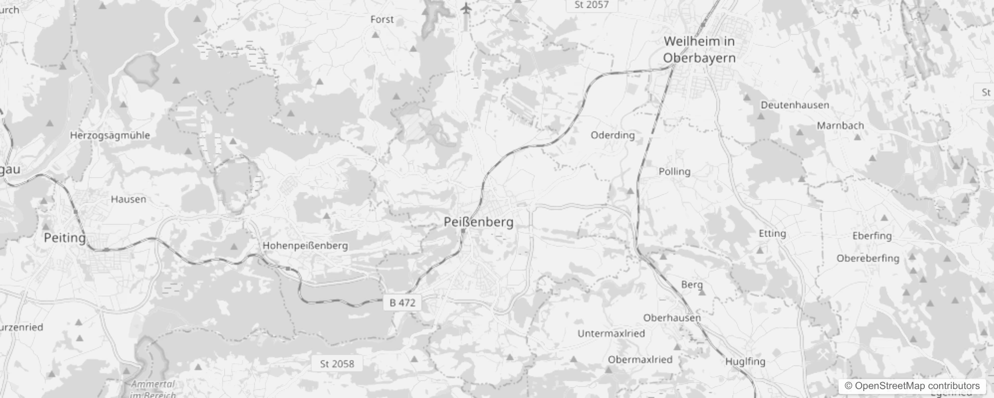 Bild von Stadtteile in Peißenberg