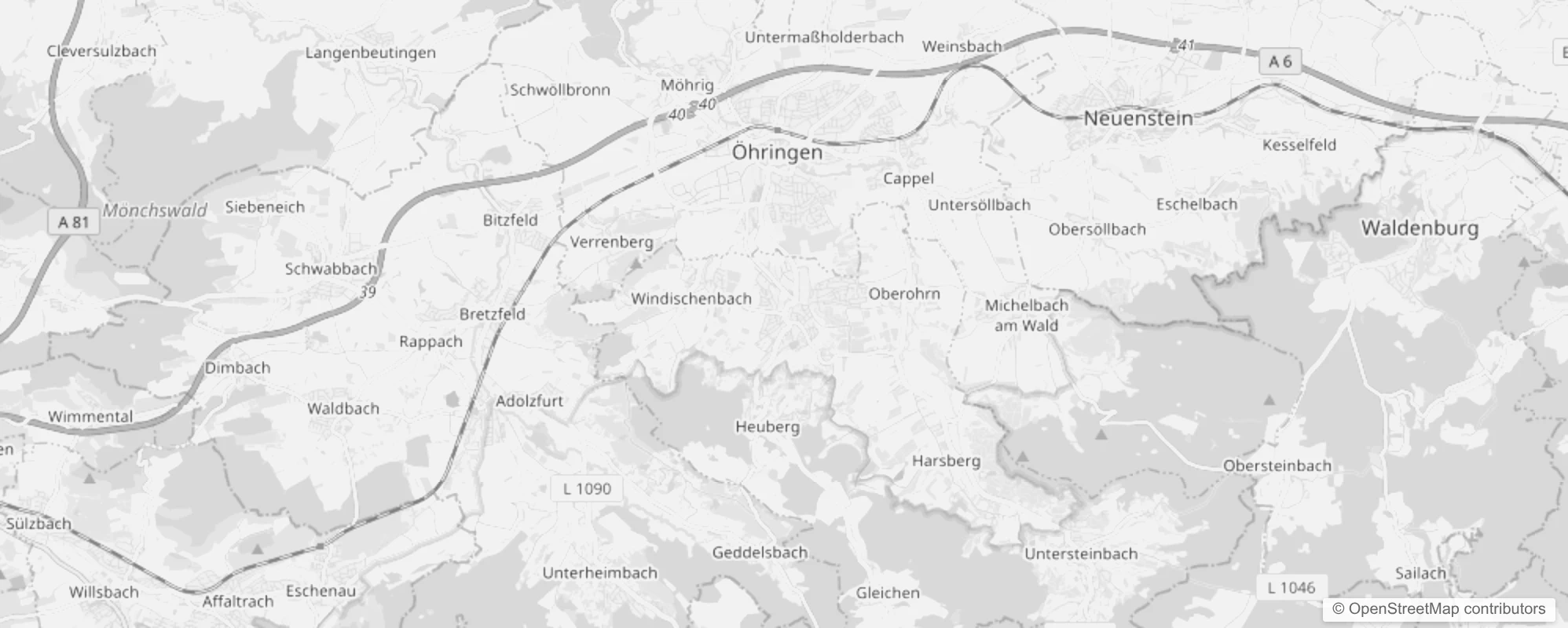 Bild von Stadtteile in Pfedelbach