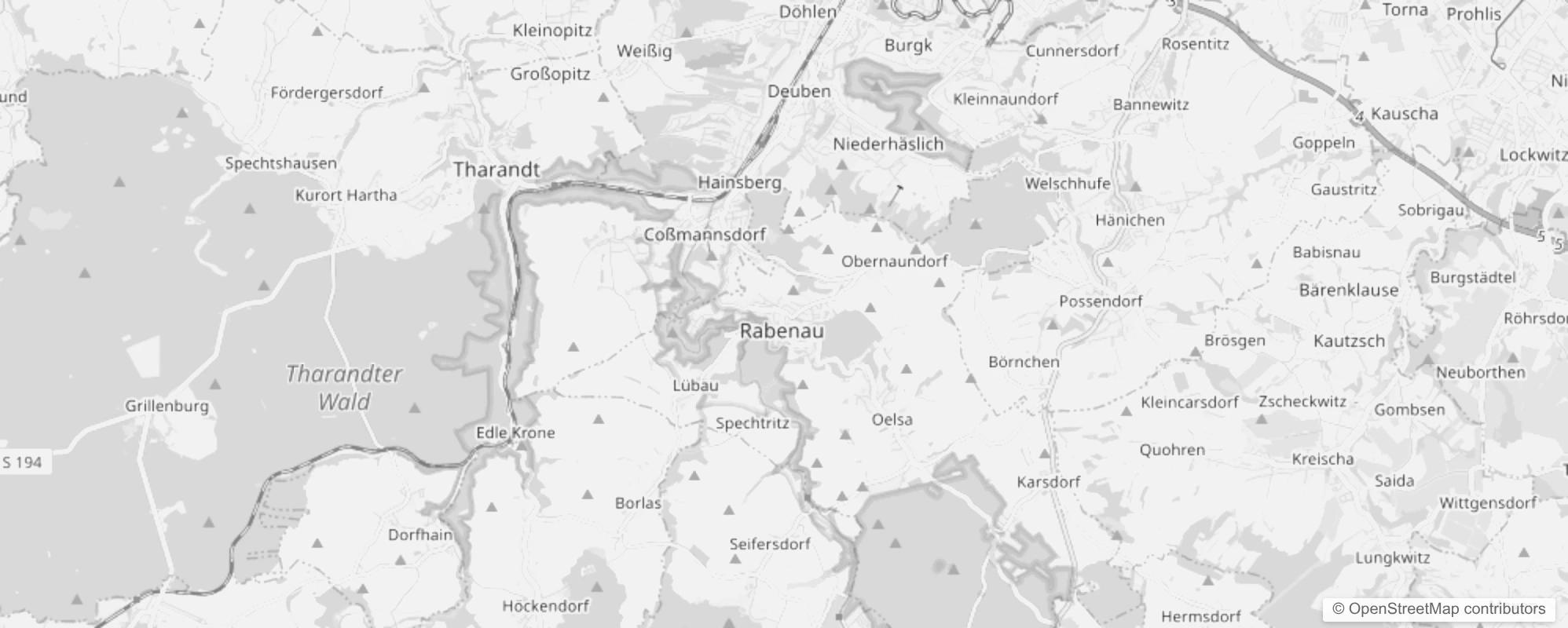 Bild von Stadtteile in Rabenau