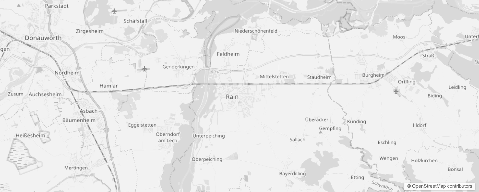 Bild von Stadtteile in Rain