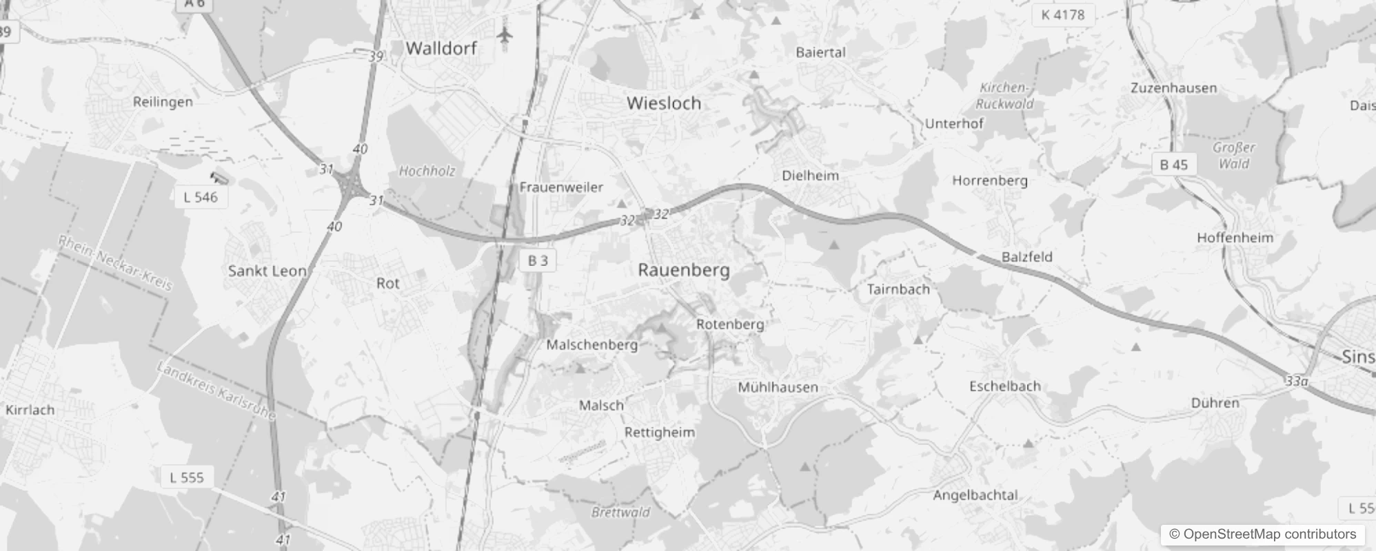 Bild von Stadtteile in Rauenberg