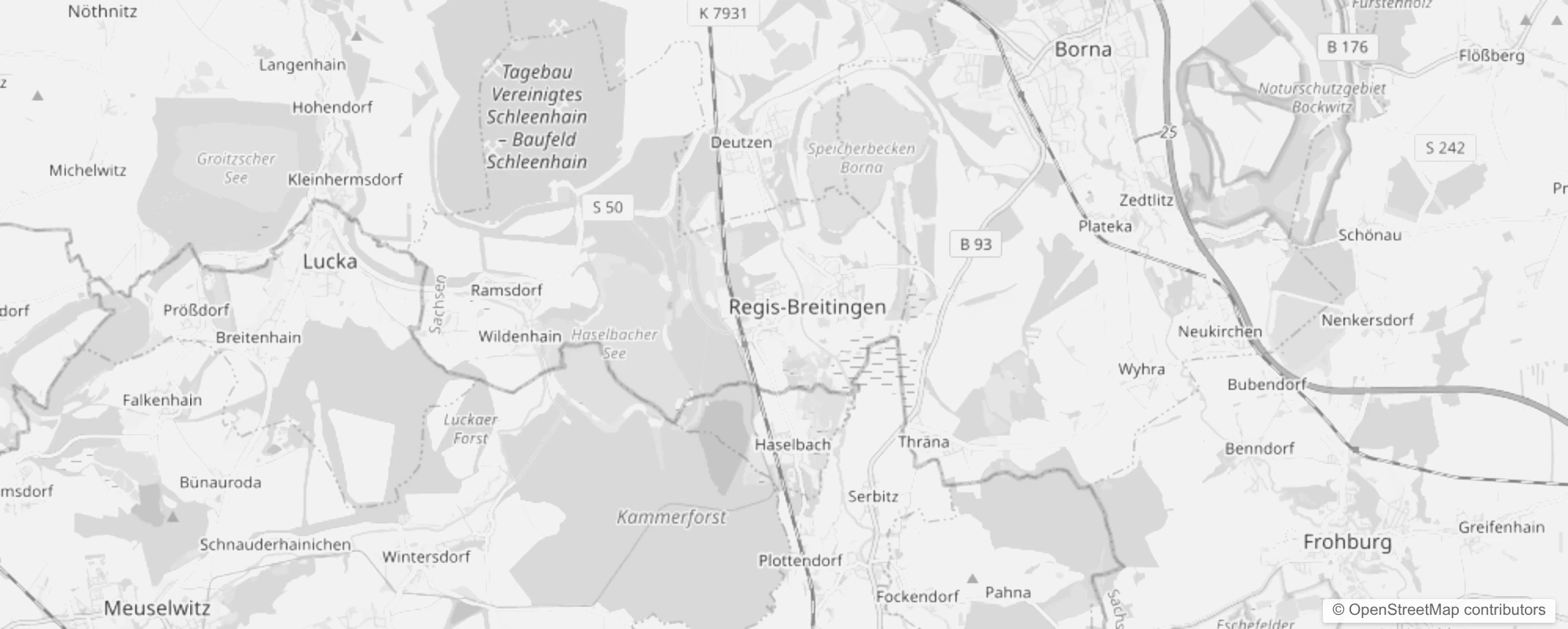 Bild von Stadtteile in Regis-Breitingen