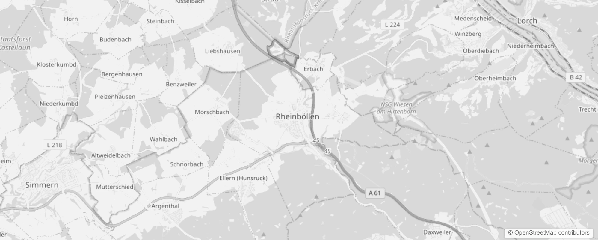 Bild von Stadtteile in Rheinböllen
