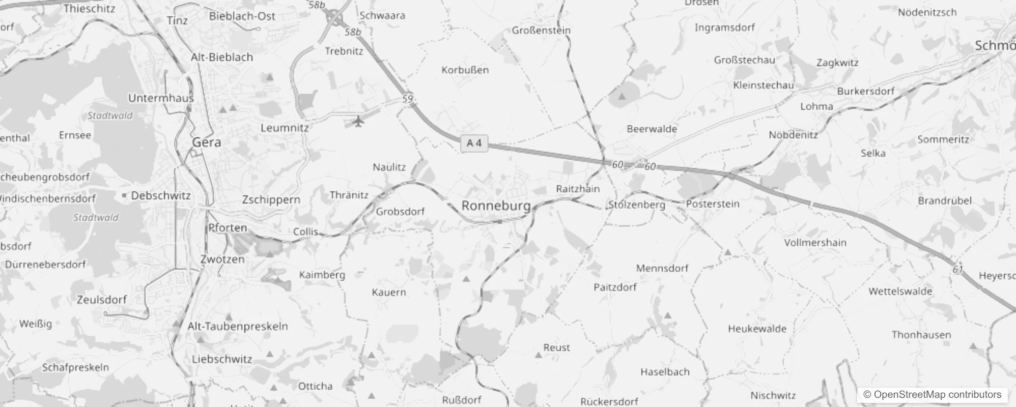 Bild von Stadtteile in Ronneburg