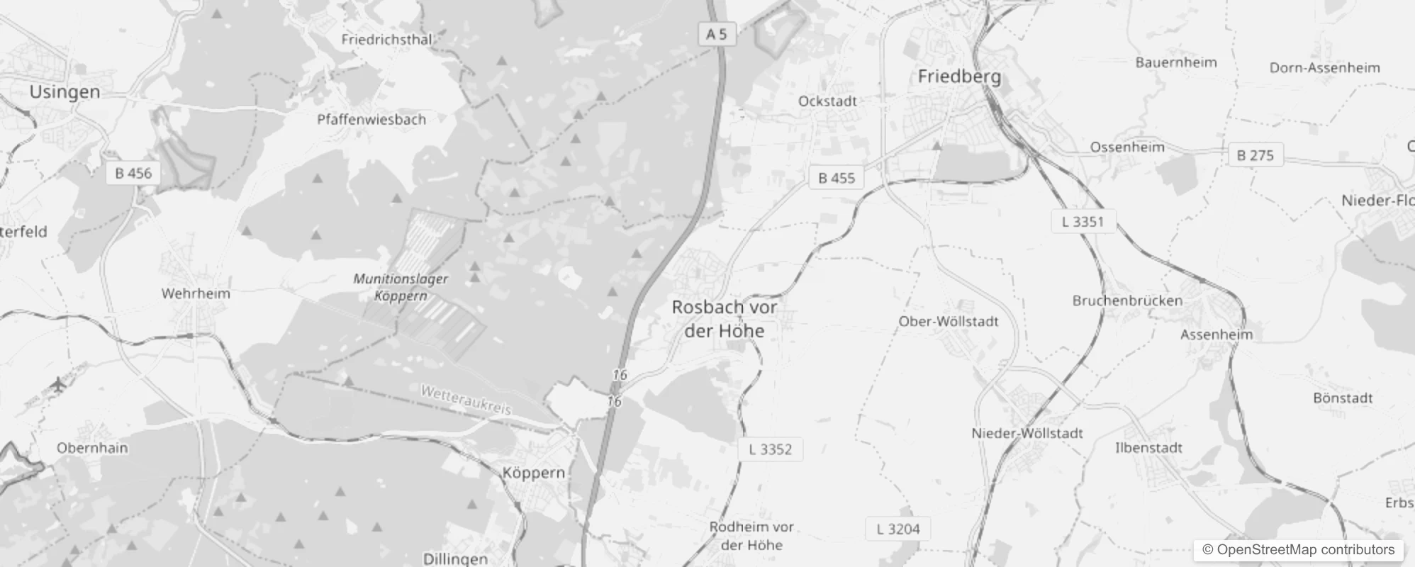 Bild von Stadtteile in Rosbach vor der Höhe