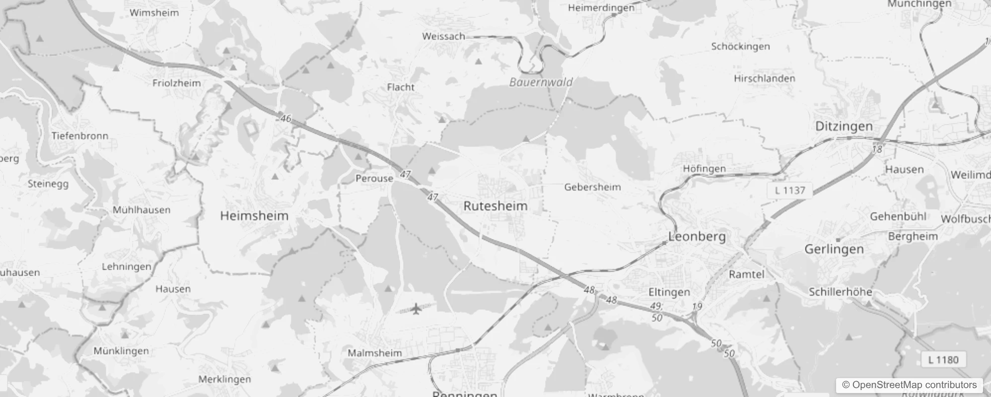 Bild von Stadtteile in Rutesheim