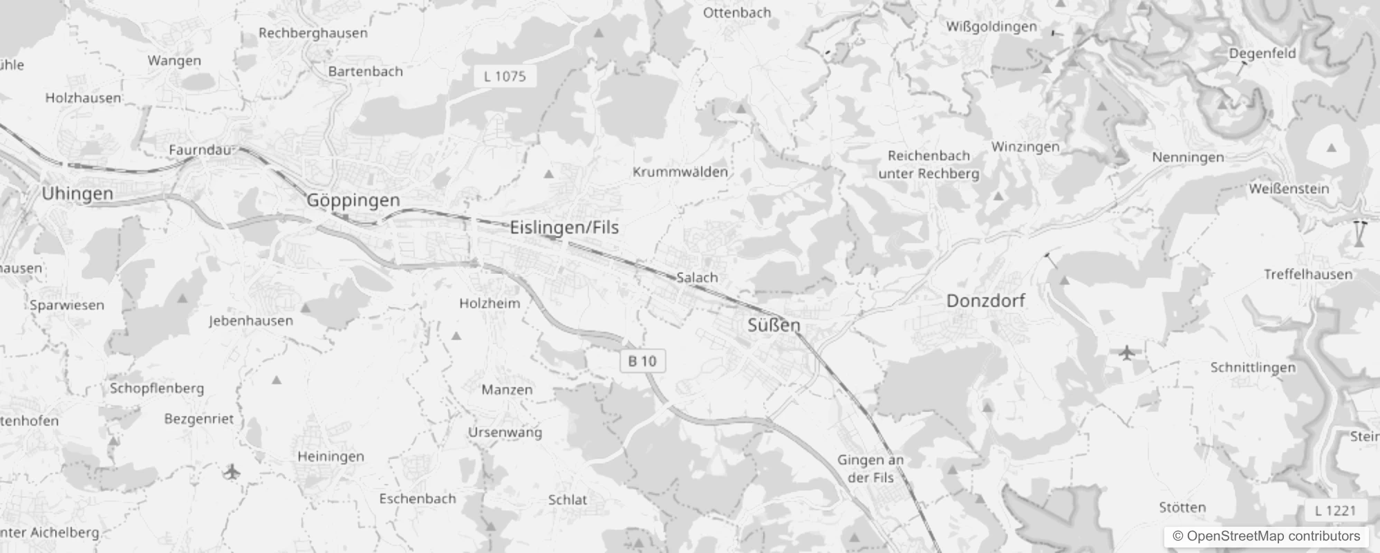 Bild von Stadtteile in Salach