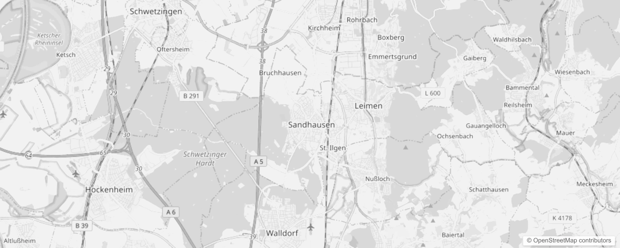 Bild von Stadtteile in Sandhausen